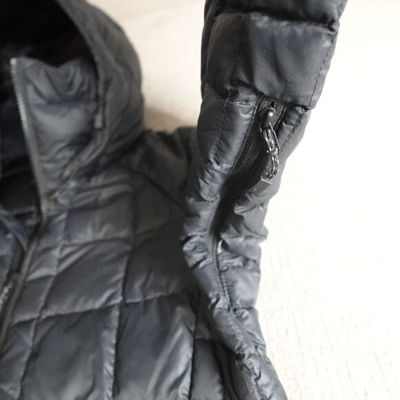Burton Womens Jacket Medium Black Puffer Down Filled [AK] Removable Hood - Picture 3 of 14